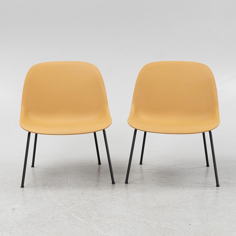 A pair of 'Fiber Lounge Chair' chairs, Muuto, Denmark.