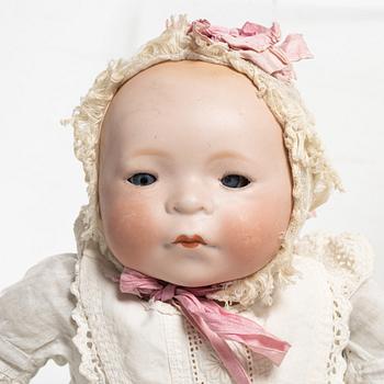 Baby dolls, 2 pcs, Germany 1920s, manufacturers Grace S Putnam and Louis Amberg.