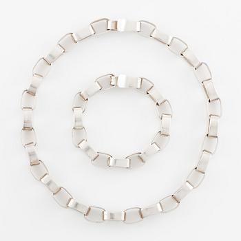 Högbergs, necklace/braclet, sterling silver.