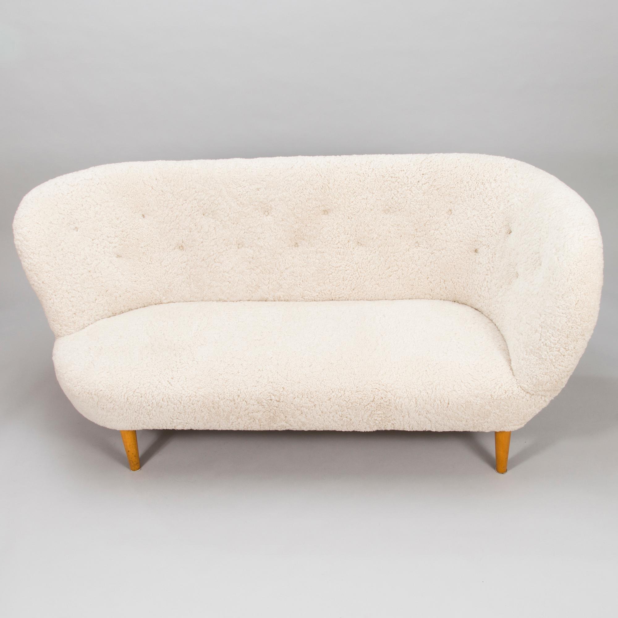 MAIJA-LIISA KOMULAINEN, a 1950's sofa for Oy Uusi Koti- Nya Hemmet Ab.