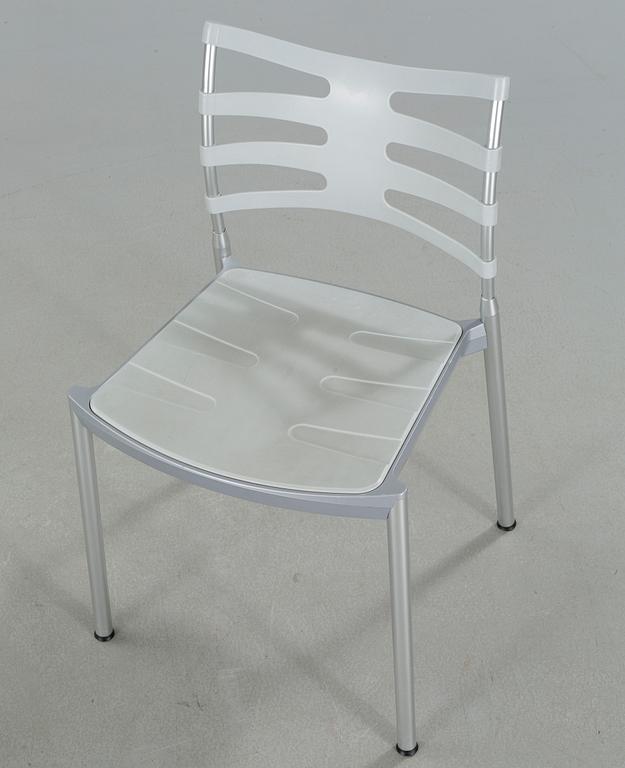 Eight "Ice" chairs, desigend by Kasper Salto, Fritz Hansen, 2003.