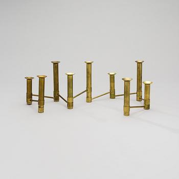 TAPIO WIRKKALA, CANDELABRUM. Serial candlestick, NonStop. Hopeakeskus 1970s.