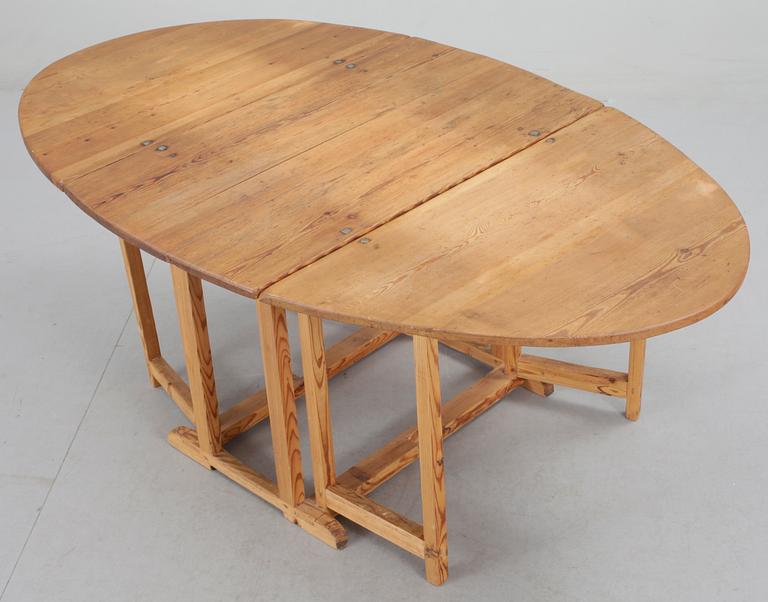 SLAGBORD, allmoge, 1800-tal.
