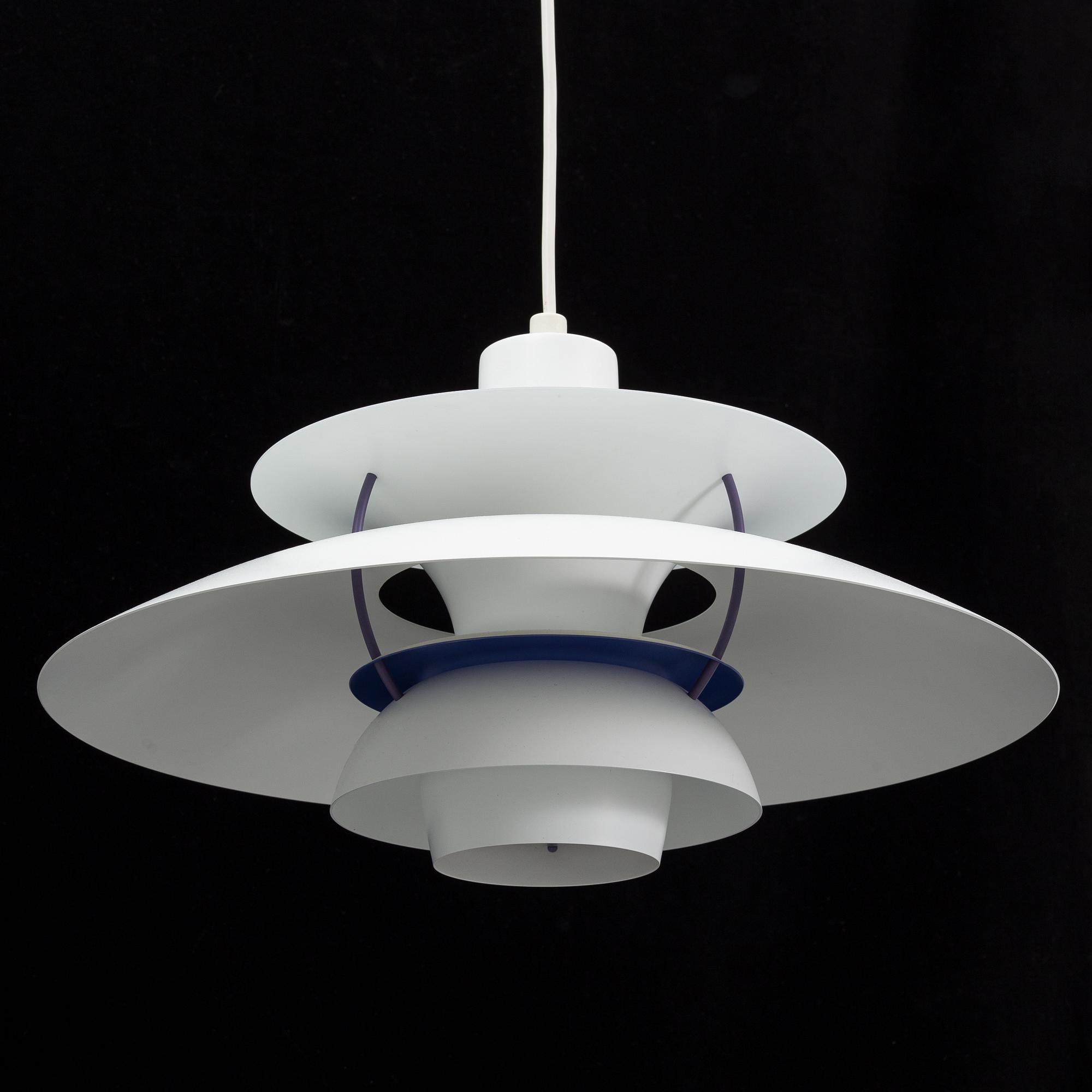 Poul Henningsen, a 'PH 5' pendant light, Louis Poulsen, Denmark.