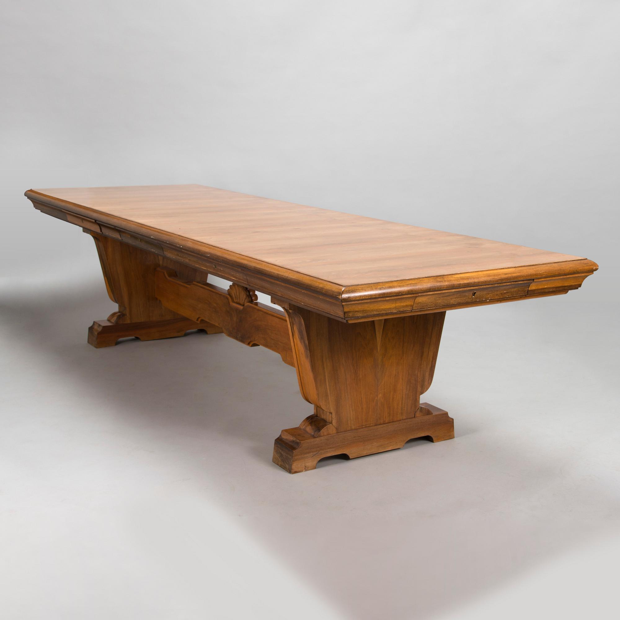 A 1920s conference table / dinner table.