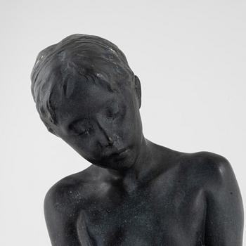 Paul Aichele, Sculpture, Girl with Shell.