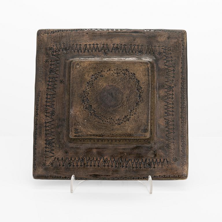 Rut Bryk, a stoneware relief signed BRYK.