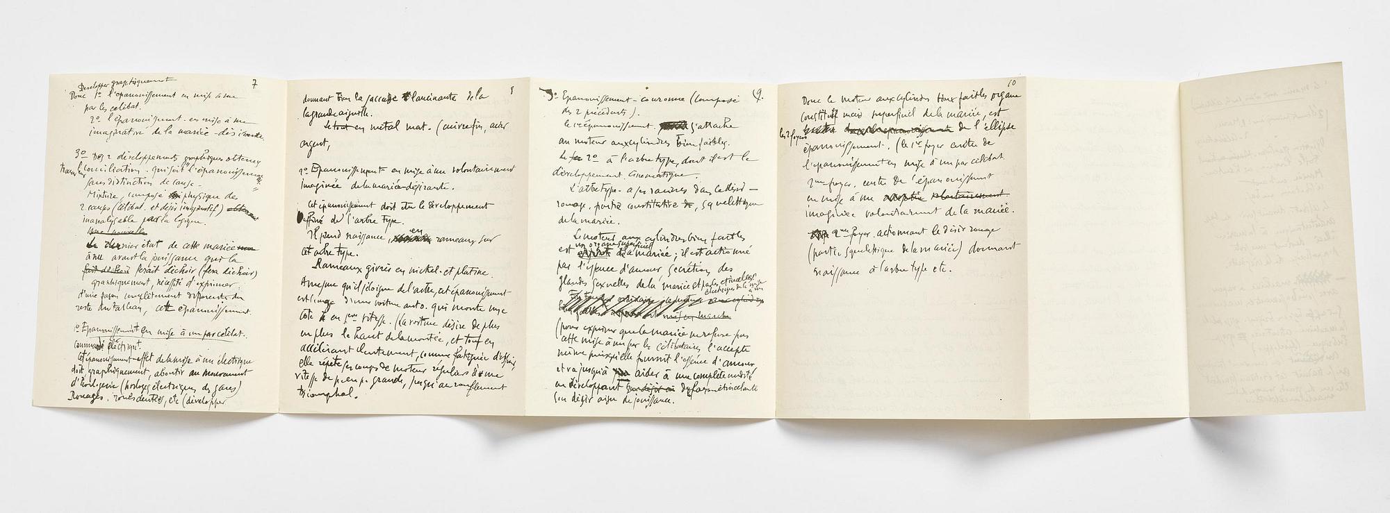 Marcel Duchamp, "Green box".