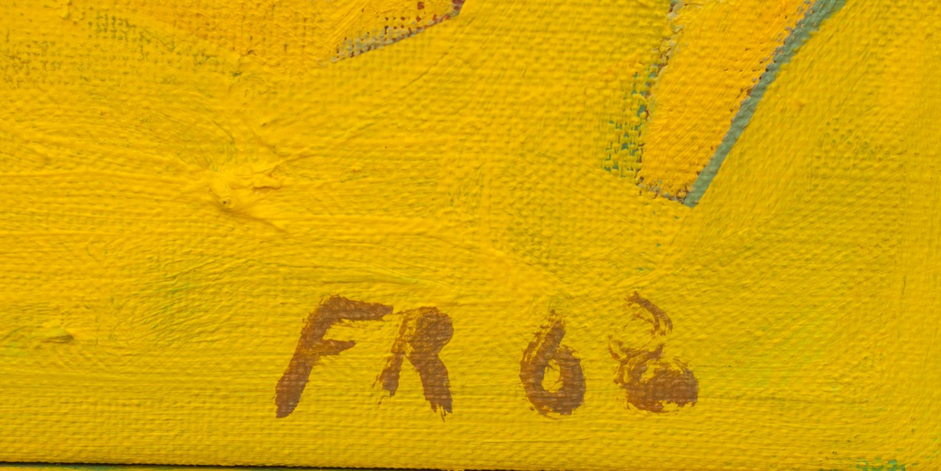 FREDRIK ROHDE, olja på duk, signerad och daterad 68.