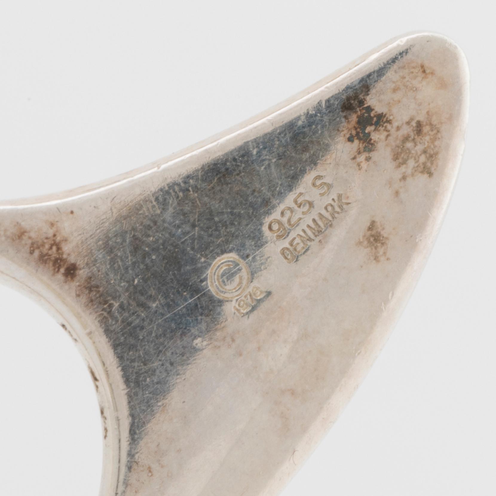 HENNING KOPPEL, silver, halsband för Georg Jensen, 1970-tal.