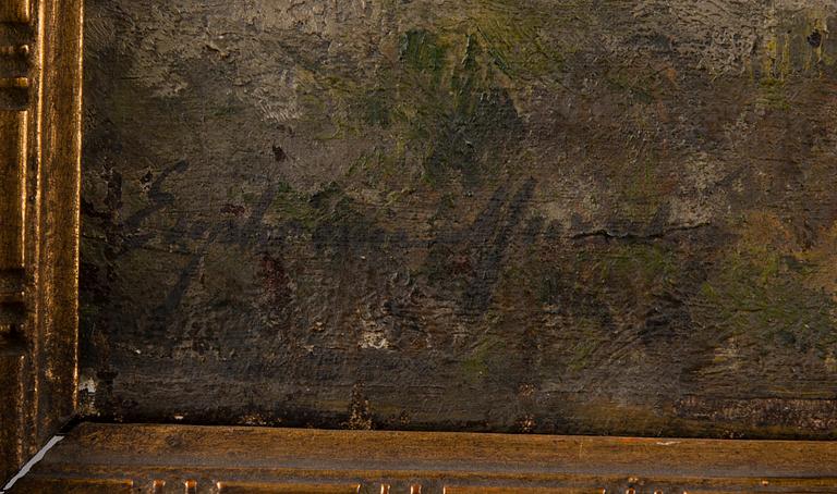 EUPHÉMIE MURATON, oil on canvas, signed.
