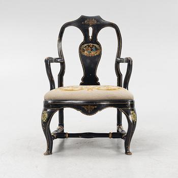 Karmstol, rokoko, 1700-talets mitt.