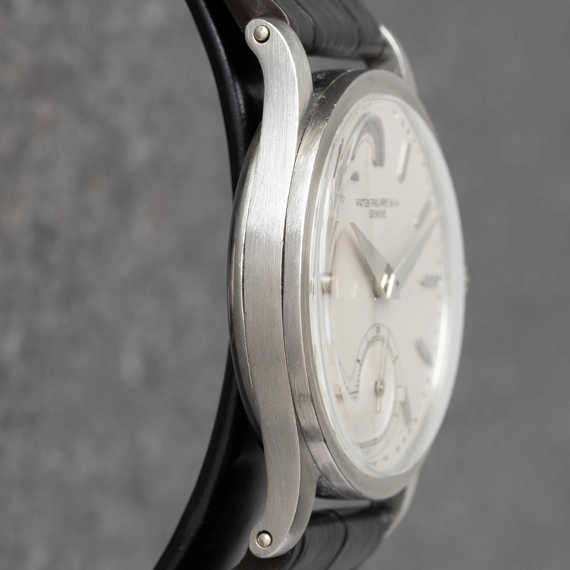 Patek Philippe, Calatrava, "Steel Borgel Case", ca 1940.