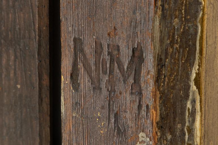 Niclas Meunier, Spegel, av Nils Meunier (mästare i Stockholm 1754-97, kunglig hovspegelmakare 1769). Rokoko.