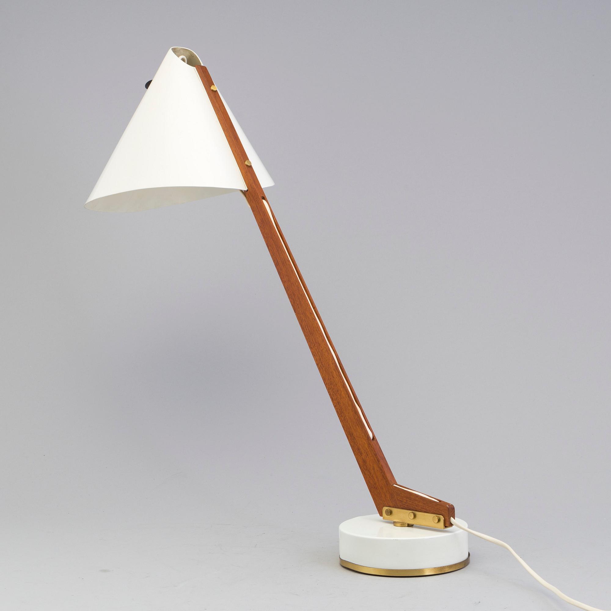 A Hans-Agne Jakobsson table light, model "B 54" from Markaryd, 1950s / 60s-tal.