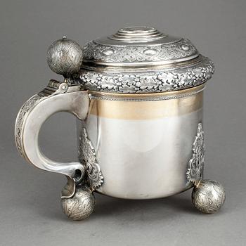 STOP, silver, GAB, Stockholm, 1947, vikt ca 1006 g.