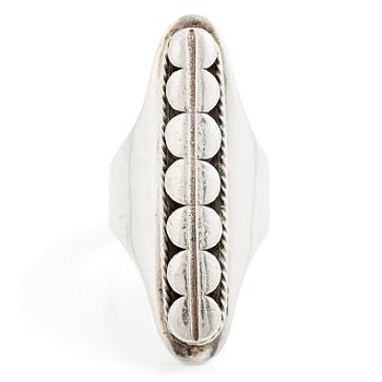 615. Rosa Taikon and Bernd Janusch, ring, silver, Stockholm.