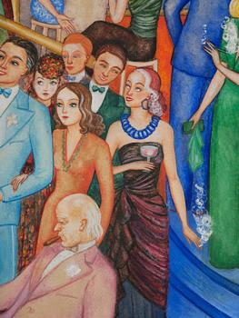 Ingrid von Dardel, Festive gathering.