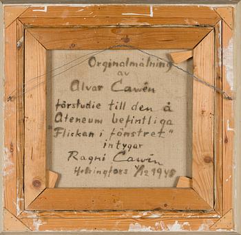 Alvar Cawén, Tyttö ikkunassa.