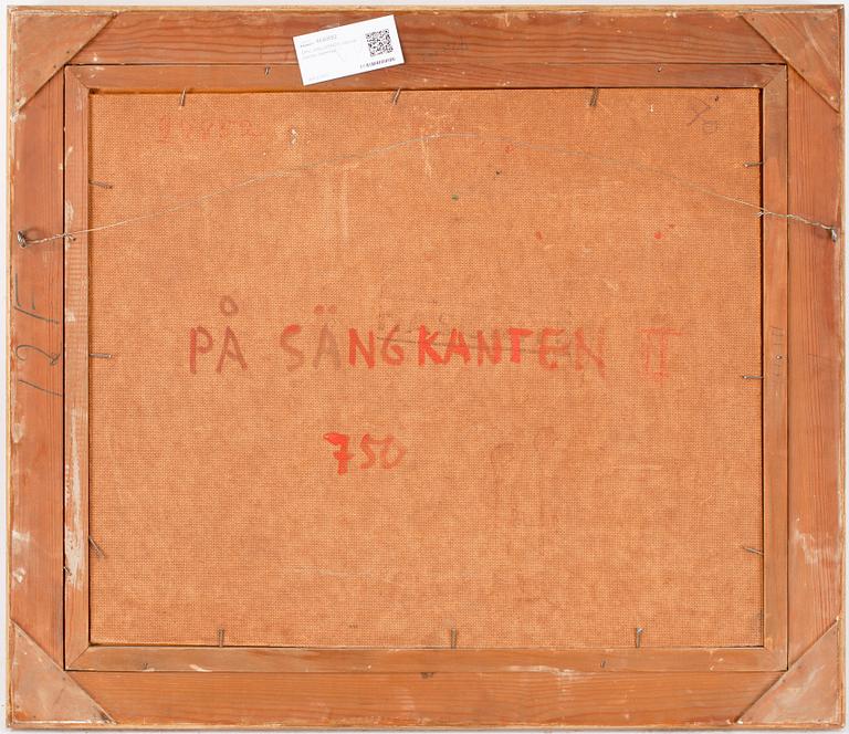 ERIC HALLSTRÖM, olja på pannå, signerad.