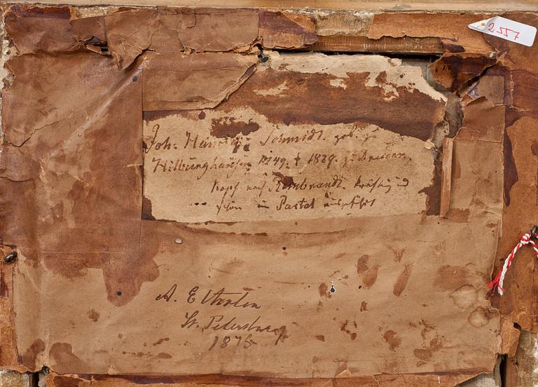 JOHANN HEINRICH SCHMIDT, pastell.