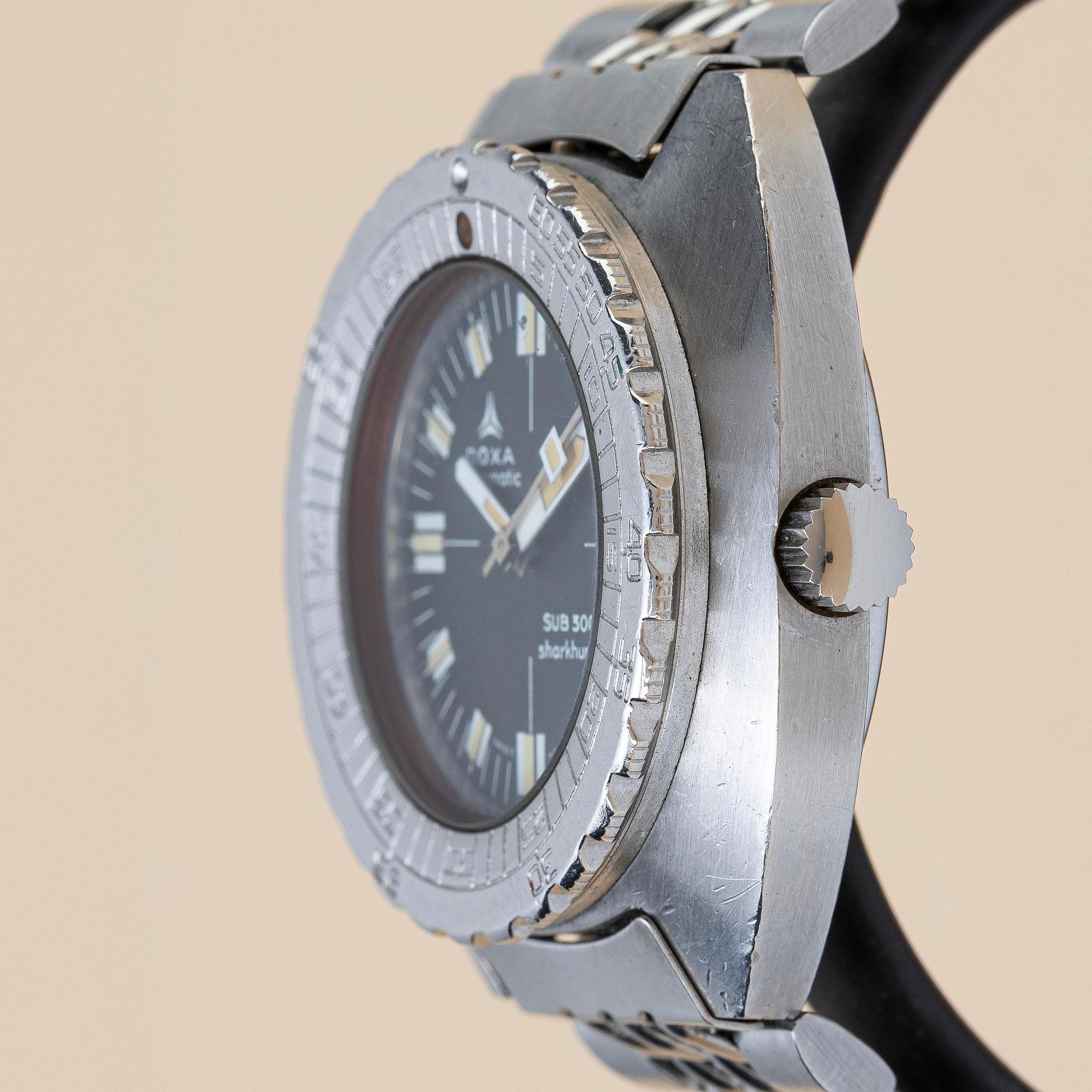 Doxa, by Synchron, SUB 300T, Divingstar, Sharkhunter, ca 1970.