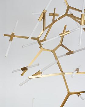 Lindsey Adelman, an "Agnes Chandelier 40" ceiling lamp, Roll and Hill, USA, post 2010.