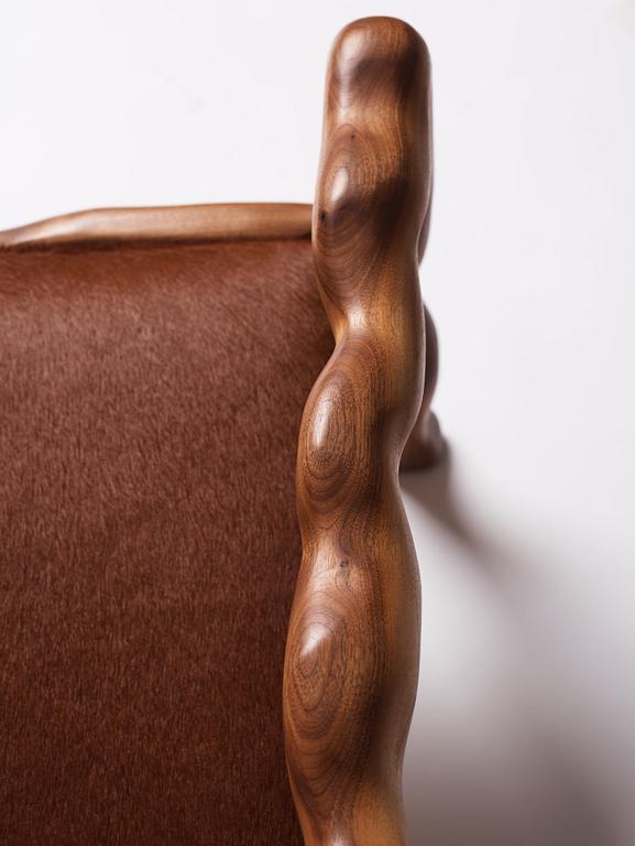 Niklas Runesson, a unique easy chair, executed in his own studio in 2021.