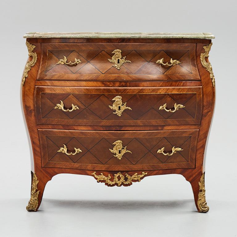 A Swedish rococo commode.