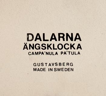 PARTI KERAMIK OCH EMALJ, 4 delar, Gustavsberg.