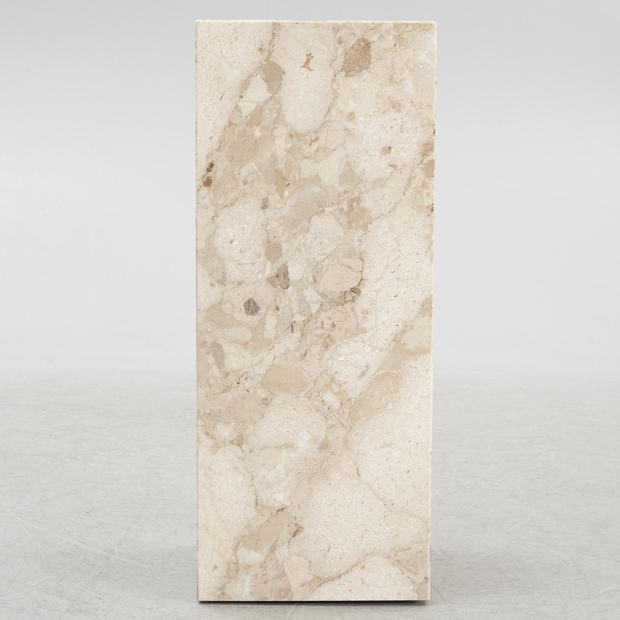 A 'Plinth' pedestal, Audo Copenhagen, Denmark, 2023.