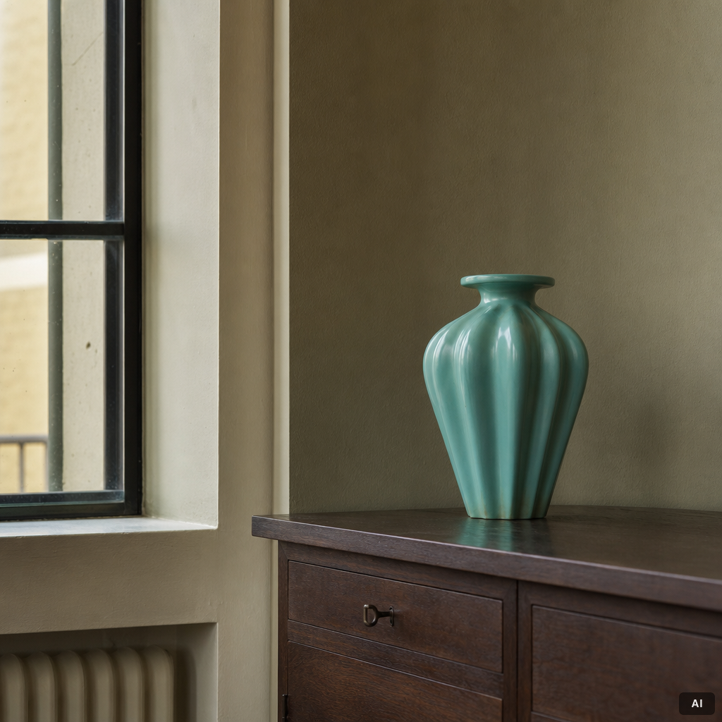 Ewald Dahlskog, A vase, Bo Fajans, 1940s.