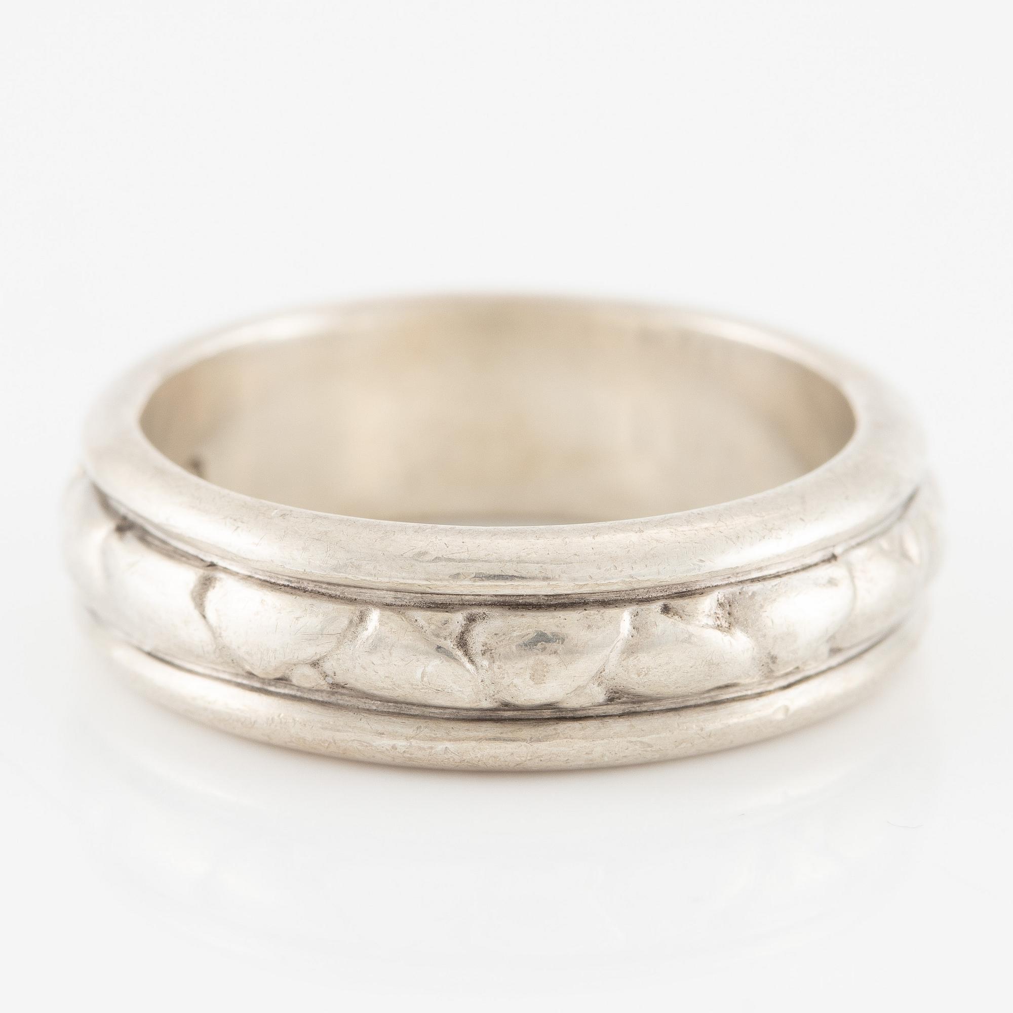 Ring, Georg Jensen, silver,.