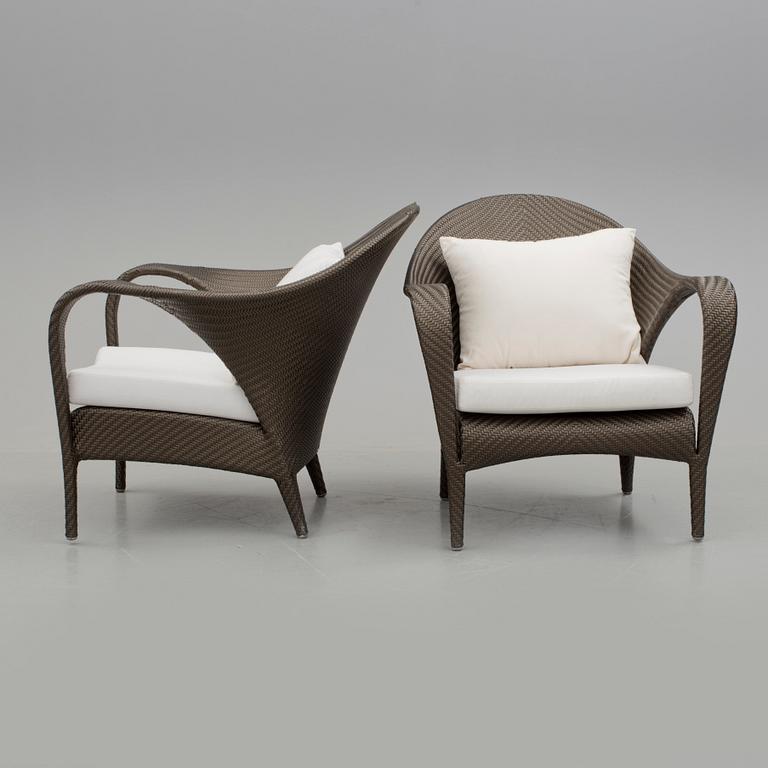 TRÄDGÅRDSMÖBLEMANG, 4 delar, "Tango", Richard Frinier, Dedon.