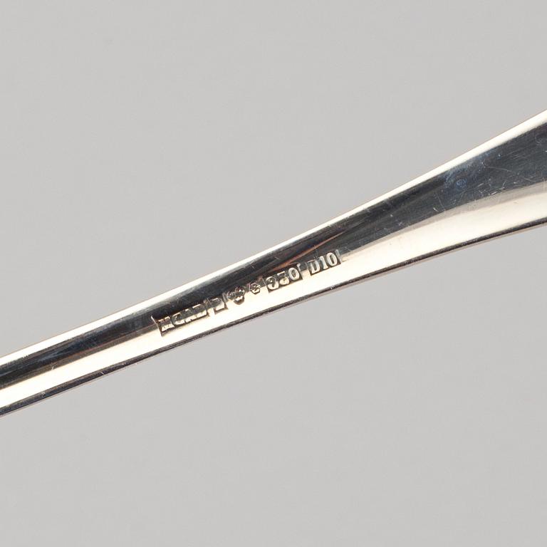 a set of silver cutlery with 72 parts "Sten Sture" by Eric Löfman MGAB 1970. W 3100 g.