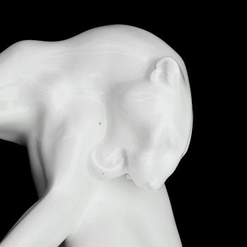 FIGURIN, porslin, Meissen.