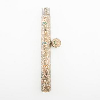 Document tube, Ottoman, 19th / 20th century.