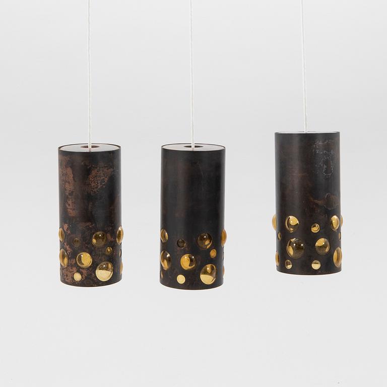 Ceiling pendants 3 pcs 1970s.