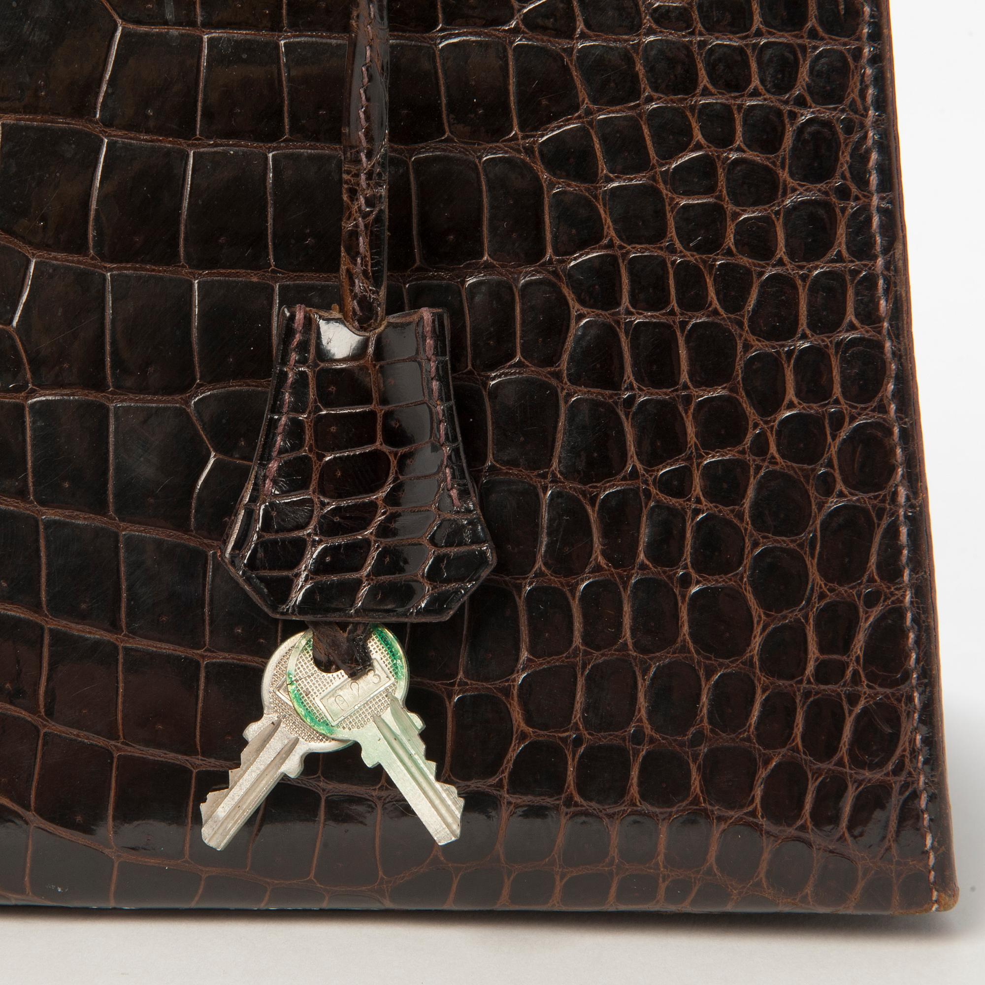 HANDVÄSKA, Hermès, "Kelly", 1960/70-tal.