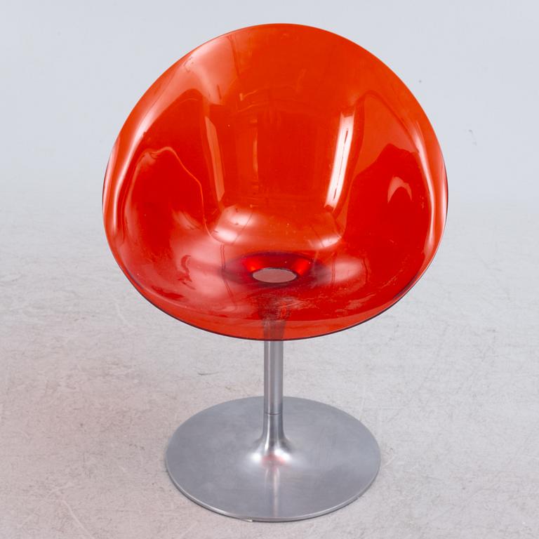 Philippe Starck, stolar, 3 st, "EroS" Kartell, Italien.