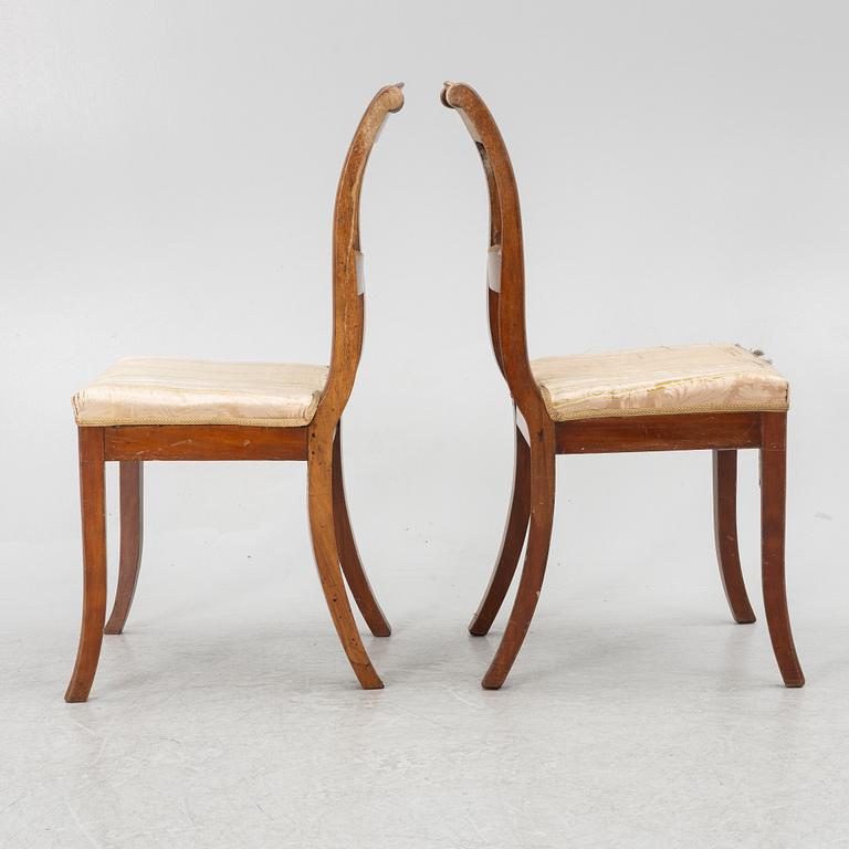 Chairs 5 pcs, second half of the 19th century.