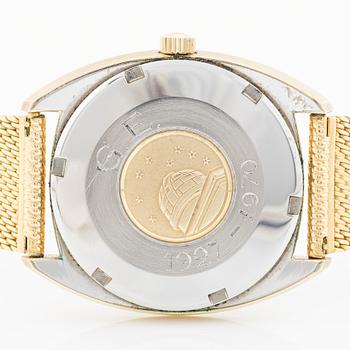 Omega, Constellation, "C", "Linen Dial", wristwatch, 35 mm.