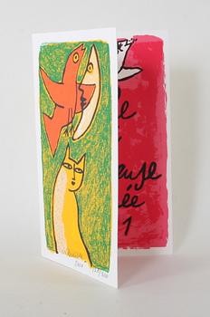 BEVERLOO CORNEILLE, 4 delar. Sign o numr från Galleri GKM, Siwert Bergström.