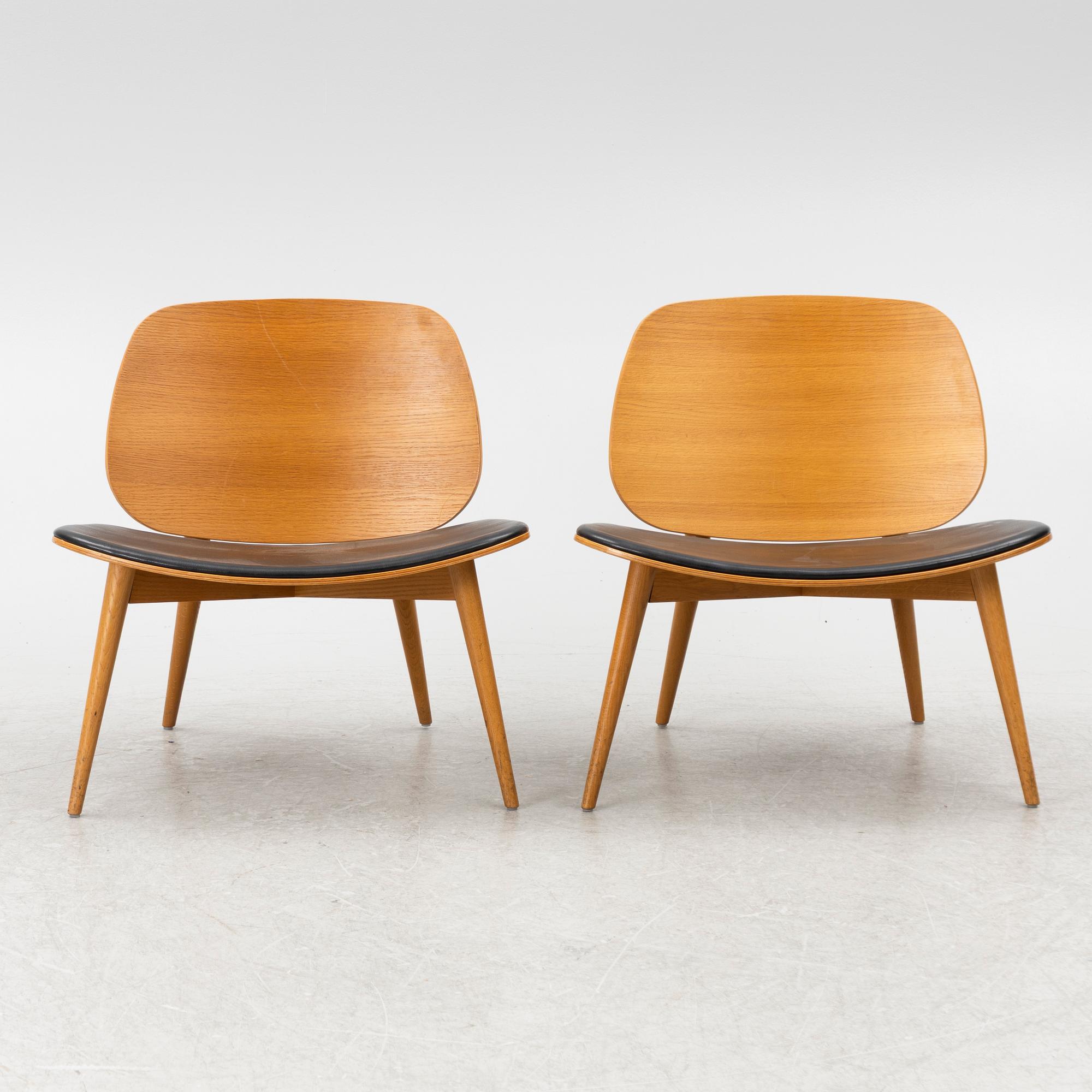 Jonas Lindvall, fåtöljer, ett par, "Papa", Skandiform, 2000-tal.