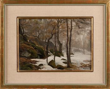 Berndt Lindholm, Vinterlandskap.