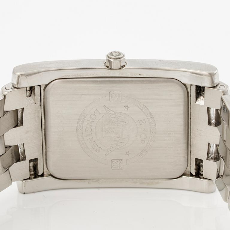 Longines, Dolce Vita, wristwatch, 26.3 x 32 (39.8) mm.