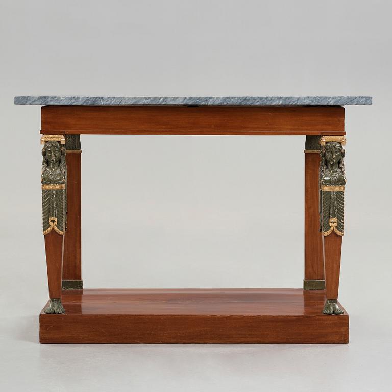 A late Gustavian circa 1800 console table.