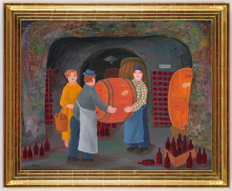Lennart Jirlow, In the wine cellar.