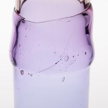 OIVA TOIKKA, glasskulptur "Bambu", signerad Oiva Toikka, Nuutajärvi Notsjö.