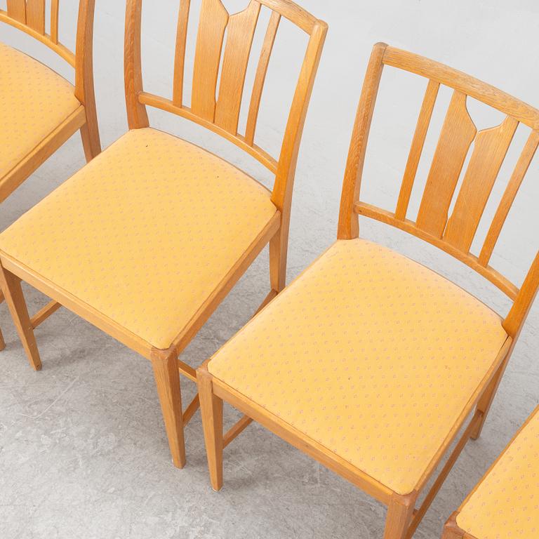 Carl Malmsten, four 'Ulfåsa' chairs, Bodafors, 1964.